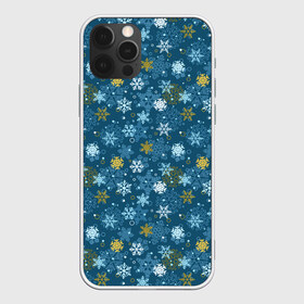 Чехол для iPhone 12 Pro Max с принтом Снежинки в Кировске, Силикон |  | merry christmas | дед мороз | ёлка | зима | мороз | новый год | подарок | праздник | рождество | с новым годом | санта клаус | снег | снеговик | снегурочка | снежинки | снежные узоры | узоры