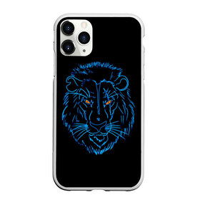 Чехол для iPhone 11 Pro матовый с принтом Лев со шрамом в Кировске, Силикон |  | animals | cat | lion | lion king | neon | взгляд кота | глаза кота | голова животного | грива | грозный лев | дикая кошка | дикий кот | животные | звери | кот | котик | кошак | лев | лев неон | львы | неоновый лев | хищник