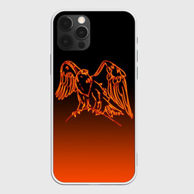 Чехол для iPhone 12 Pro Max с принтом Огненный орел в Кировске, Силикон |  | bird | eagle | falcon | fiery | fire | neon | orange | арт | беркут | горящая птица | дикий | животные | крылья | неоновый | огненная птица | орел | орлан | перья | пламя | природа | птица | птица огонь | птичка | сокол