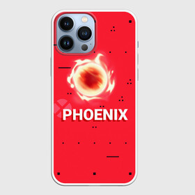 Чехол для iPhone 13 Pro Max с принтом Phoenix в Кировске,  |  | Тематика изображения на принте: new year | phoenix | phoenix valorant | valorant | valorant новогодний | агент валорант. | агент феникс | валорант | валорант новогодний | валорант узор | валорант феникс | игрок феникс | нг | новый год | орнамент | паттерн