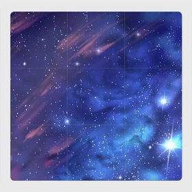 Магнитный плакат 3Х3 с принтом Звёздное небо в Кировске, Полимерный материал с магнитным слоем | 9 деталей размером 9*9 см | Тематика изображения на принте: арт | звезда | звёзды | космос | небо | ночное небо | ночь | облако | рисунок | сияние | туманность | яркие цвета