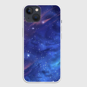 Чехол для iPhone 13 с принтом Звёздное небо в Кировске,  |  | арт | звезда | звёзды | космос | небо | ночное небо | ночь | облако | рисунок | сияние | туманность | яркие цвета