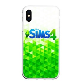 Чехол для iPhone XS Max матовый с принтом THE SIMS 4 в Кировске, Силикон | Область печати: задняя сторона чехла, без боковых панелей | real life. | sims 4 | the sims | жизнь | семья | симс 2 | симс 3 | симс 4 | симс онлайн | симулятор