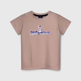 Детская футболка хлопок с принтом Даня Милохин DREAMTEAM HOUSE в Кировске, 100% хлопок | круглый вырез горловины, полуприлегающий силуэт, длина до линии бедер | danya_milokhin | dreamteam | dreamteamhouse | tiktok | блогер | дримтим | тикток