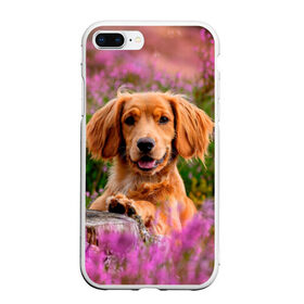 Чехол для iPhone 7Plus/8 Plus матовый с принтом Dog в Кировске, Силикон | Область печати: задняя сторона чехла, без боковых панелей | dog | животные | пес | природа | собака | собаки | собакчка | собачки