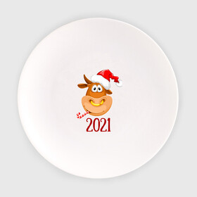 Тарелка с принтом Веселый бык 2021 в Кировске, фарфор | диаметр - 210 мм
диаметр для нанесения принта - 120 мм | 2021 | 7 января | bull | newyear | santa | бык | быки | бычок | год быка | дед мороз | корова | новогодние каникулы | новогодние праздники | новый 2021 | новый год | новый год 2021 | рождество | сани | санта | санта клаус