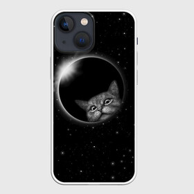 Чехол для iPhone 13 mini с принтом Кот в Космосе в Кировске,  |  | 2021 | cat | вселенная | галактика | галактический кот | единорог | звезда | звезды | земля | космический кот | космос | кот | кот в космосе | кот мем | котик | кошак | мем | мемы | милый кот | милый котик