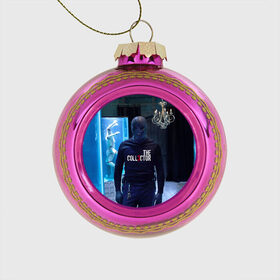 Стеклянный ёлочный шар с принтом Коллекционер 3 в Кировске, Стекло | Диаметр: 80 мм | chandelier | collector | fear | gloves | horror | коллекционер | люстра | маска | перчатки | ужас