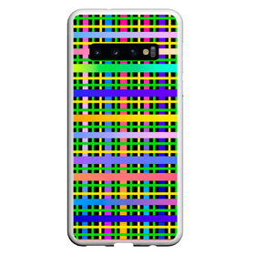 Чехол для Samsung Galaxy S10 с принтом Цветной беспредел в Кировске, Силикон | Область печати: задняя сторона чехла, без боковых панелей | Тематика изображения на принте: весна | градиент | краски | праздник | радостное настроение
