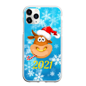 Чехол для iPhone 11 Pro Max матовый с принтом Год быка 2021 в Кировске, Силикон |  | Тематика изображения на принте: 2021 | 7 января | bull | newyear | santa | бык | быки | бычок | год быка | дед мороз | корова | новогодние каникулы | новогодние праздники | новый 2021 | новый год | новый год 2021 | рождество | сани | санта | санта клаус
