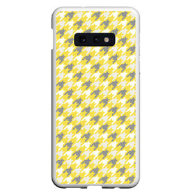 Чехол для Samsung S10E с принтом Ultimate Houndstooth в Кировске, Силикон | Область печати: задняя сторона чехла, без боковых панелей | Тематика изображения на принте: 2021 | винтаж | гусиная лапка | орнамент | собачий клык | узор | цвет года