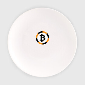 Тарелка с принтом BITCOIN / БИТКОИН в Кировске, фарфор | диаметр - 210 мм
диаметр для нанесения принта - 120 мм | bitcoin | btc | биткоин | валюта | деньги | криптовалюта