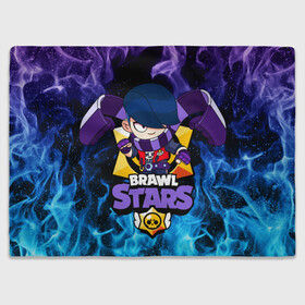 Плед 3D с принтом BRAWL STARS EDGAR в Кировске, 100% полиэстер | закругленные углы, все края обработаны. Ткань не мнется и не растягивается | Тематика изображения на принте: brawl stars | brawl stars edgar | brawler | edgar | бравл старз | бравлер | эдгар