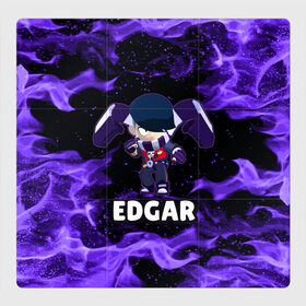 Магнитный плакат 3Х3 с принтом BRAWL STARS EDGAR в Кировске, Полимерный материал с магнитным слоем | 9 деталей размером 9*9 см | 8 bit | 8 бит | brawl | brawl stars | crow | edgar | leon | stars | бравл | бравл старс | браво старс | едгар | игра | компьютерная | леон | огонь | онлайн | старс | эдгар