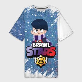 Платье-футболка 3D с принтом Brawl Stars Edgar в Кировске,  |  | 2020 | 2021 | brawl | byron | edgar | leon | new | snow | stars | winter | year | байрон | бравл | браво | год | зима | леон | лион | новые | новый | персонаж | персонажи | снег | страс | эдгар