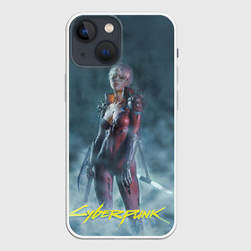 Чехол для iPhone 13 mini с принтом Cyberpunk 2077 Девушка с розовыми волосами в Кировске,  |  | 2077 | action | cyberpunk | cyberpunk 2077 | rpg | игра | киберпанк | найт сити | рпг