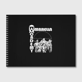 Альбом для рисования с принтом umbrella academy в Кировске, 100% бумага
 | матовая бумага, плотность 200 мг. | academy | umbrella | umbrella academy | адам годли | академия | академия амбрелла | амбрелла | дэвид кастанеда | колм фиори | кэмерон бриттон | мэри джей блайдж
джон магаро | роберт шиэн | том хоппер | эллиот пейдж