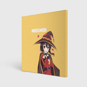 Холст квадратный с принтом Megumin в Кировске, 100% ПВХ |  | aqua | darkness | kazuma | kono subarashii | konosuba | megumin | аква | богиня благословляет этот прекрасный мир | даркнес | даркнесс | казума | коносуба | мегумин | юн юн