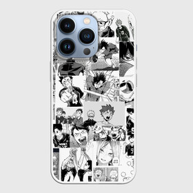 Чехол для iPhone 13 Pro с принтом Haikyu pattern в Кировске,  |  | Тематика изображения на принте: haikyu | аниме | бокуро | волейбол | кагеяме | манга | тецуро | хината | цукишима