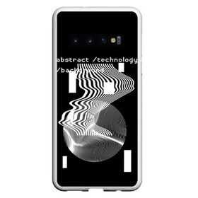 Чехол для Samsung Galaxy S10 с принтом technology abstract в Кировске, Силикон | Область печати: задняя сторона чехла, без боковых панелей | 