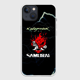 Чехол для iPhone 13 с принтом Cyberpunk в Кировске,  |  | action | cyberpunk 2077 | rpg | samurai | банда | игра | киберпанк | самураи