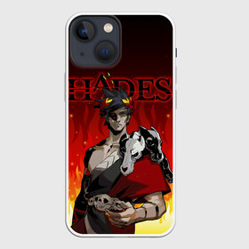 Чехол для iPhone 13 mini с принтом HADES ZAGREUS в Кировске,  |  | Тематика изображения на принте: aphrodite | artemis | athena | hade | hades | nyx. | poseidon | zagreus | zeus | афродита | загрей | зевс | игра hades | посейдон