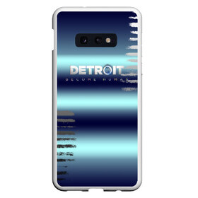 Чехол для Samsung S10E с принтом DETROIT BECOME HUMAN в Кировске, Силикон | Область печати: задняя сторона чехла, без боковых панелей | Тематика изображения на принте: android | connor | detroit become human | game | rk 800 | urban | будущее | город | детроит | игры | мир | роботы | технологии