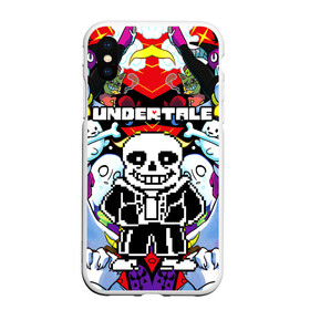 Чехол для iPhone XS Max матовый с принтом UNDERTALE в Кировске, Силикон | Область печати: задняя сторона чехла, без боковых панелей | undertale | андертейл | игра андертейл | игра. | русский андертейл | тоби фокс