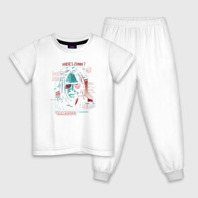 Детская пижама хлопок с принтом Cyberpunk 2077 в Кировске, 100% хлопок |  брюки и футболка прямого кроя, без карманов, на брюках мягкая резинка на поясе и по низу штанин
 | 2077 | action | cyberpunk | cyberpunk 2077 | rpg | samurai | игра | киану ривз | киберпанк | найт сити | рпг | самурай