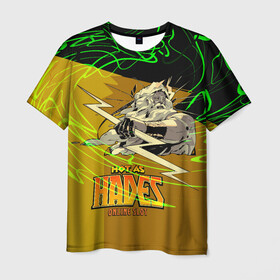 Мужская футболка 3D с принтом Hades (Зевс) в Кировске, 100% полиэфир | прямой крой, круглый вырез горловины, длина до линии бедер | hades | аид | загрей | зевс | игра | олимп