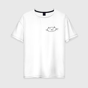 Женская футболка хлопок Oversize с принтом Курсэд Кэтс Одиннадцать в Кировске, 100% хлопок | свободный крой, круглый ворот, спущенный рукав, длина до линии бедер
 | 