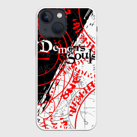 Чехол для iPhone 13 mini с принтом DEMONS SOULS в Кировске,  |  | daemon souls | demon s souls | demon souls | game | rpg | to souls | демон соулс | игра souls | рпг.