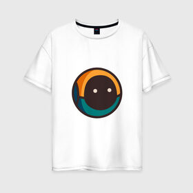 Женская футболка хлопок Oversize с принтом Ешрум - AMK в Кировске, 100% хлопок | свободный крой, круглый ворот, спущенный рукав, длина до линии бедер
 | avatar | electronic mushroom | eshroomy | personal