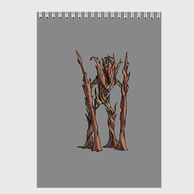 Скетчбук с принтом Магическое дерево в Кировске, 100% бумага
 | 48 листов, плотность листов — 100 г/м2, плотность картонной обложки — 250 г/м2. Листы скреплены сверху удобной пружинной спиралью | branch | magic | monster | tree | великан | ветки | дерево | кора | стоит