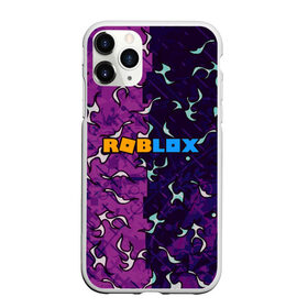 Чехол для iPhone 11 Pro Max матовый с принтом Roblox | Роблокс в Кировске, Силикон |  | 2 цвета | game | roblox | абстракция | игра | огонь | пламя | роблокс