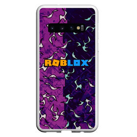 Чехол для Samsung Galaxy S10 с принтом Roblox | Роблокс в Кировске, Силикон | Область печати: задняя сторона чехла, без боковых панелей | 2 цвета | game | roblox | абстракция | игра | огонь | пламя | роблокс