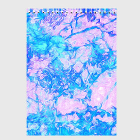 Скетчбук с принтом Нежные краски в Кировске, 100% бумага
 | 48 листов, плотность листов — 100 г/м2, плотность картонной обложки — 250 г/м2. Листы скреплены сверху удобной пружинной спиралью | Тематика изображения на принте: abstract | blue | casual | casual style | pink | texture | абстрактный рисунок | абстракция | блики | брызги | вода | волны | градиент | краски | мазки | море | морская | пастельные цвета | повседневный | пятна красок