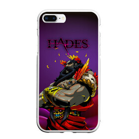 Чехол для iPhone 7Plus/8 Plus матовый с принтом Hades в Кировске, Силикон | Область печати: задняя сторона чехла, без боковых панелей | game | games | hades | аид | арт | загрей | хадес | хадэс