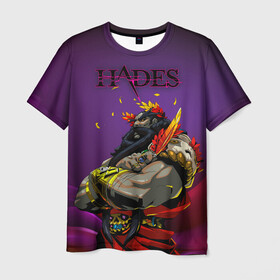Мужская футболка 3D с принтом Hades в Кировске, 100% полиэфир | прямой крой, круглый вырез горловины, длина до линии бедер | Тематика изображения на принте: game | games | hades | аид | арт | загрей | хадес | хадэс