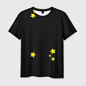Мужская футболка 3D с принтом Звездочки в Кировске, 100% полиэфир | прямой крой, круглый вырез горловины, длина до линии бедер | family | family look | детские | для всей семьи | семейные | семья | фэмили лук