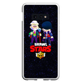 Чехол для Samsung S10E с принтом Brawl Stars в Кировске, Силикон | Область печати: задняя сторона чехла, без боковых панелей | 2021 | byron | crow | edgar | байрон | бравл | бравл стар | бравл старс | ворон | из игры бравл старс | колетт | леон | новогодний бравл старс | новогодняя | новые герои бравл старс | эдгар | эдгард