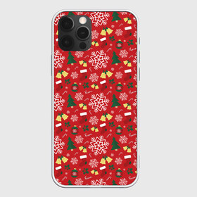 Чехол для iPhone 12 Pro Max с принтом Новый Год в Кировске, Силикон |  | christmas | merry christmas | дед мороз | елочные шары | игрушки | новогодняя ёлка | новый год | подарок | праздник | рождество | с новым годом | санта клаус | снегурочка | снежинки | украшения