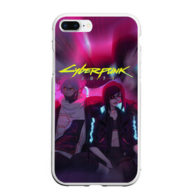 Чехол для iPhone 7Plus/8 Plus матовый с принтом CYBERPUNK 2077 (Z) в Кировске, Силикон | Область печати: задняя сторона чехла, без боковых панелей | cd project red | cyberpunk 2077 | keanu reeves | samurai | киану ривз | киберпанк 2077 | самураи