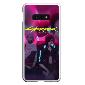 Чехол для Samsung S10E с принтом CYBERPUNK 2077 (Z) в Кировске, Силикон | Область печати: задняя сторона чехла, без боковых панелей | cd project red | cyberpunk 2077 | keanu reeves | samurai | киану ривз | киберпанк 2077 | самураи