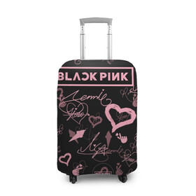 Чехол для чемодана 3D с принтом BLACKPINK в Кировске, 86% полиэфир, 14% спандекс | двустороннее нанесение принта, прорези для ручек и колес | blackpink | blink | bts | exo | icecream | jennie | jisoo | korea | kpop | lisa | love | rose | блекпинк | девушки | корея | кпоп | музыка