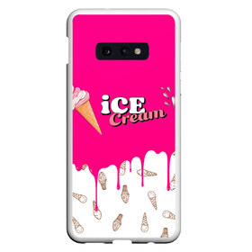 Чехол для Samsung S10E с принтом Ice Cream BlackPink в Кировске, Силикон | Область печати: задняя сторона чехла, без боковых панелей | blackpink | blink | bts | exo | icecream | jennie | jisoo | korea | kpop | lisa | love | rose | блекпинк | девушки | корея | кпоп | музыка