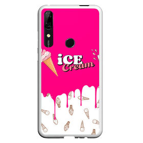 Чехол для Honor P Smart Z с принтом Ice Cream BlackPink в Кировске, Силикон | Область печати: задняя сторона чехла, без боковых панелей | blackpink | blink | bts | exo | icecream | jennie | jisoo | korea | kpop | lisa | love | rose | блекпинк | девушки | корея | кпоп | музыка