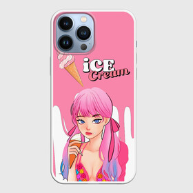 Чехол для iPhone 13 Pro Max с принтом BLACKPINK Ice Cream в Кировске,  |  | blackpink | blink | bts | exo | icecream | jennie | jisoo | korea | kpop | lisa | love | rose | блекпинк | девушки | корея | кпоп | музыка