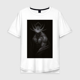 Мужская футболка хлопок Oversize с принтом Moth в Кировске, 100% хлопок | свободный крой, круглый ворот, “спинка” длиннее передней части | бабочка | мотылек | ночная | хоррор