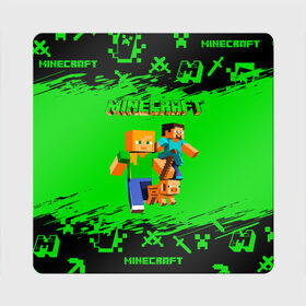 Магнит виниловый Квадрат с принтом Minecraft в Кировске, полимерный материал с магнитным слоем | размер 9*9 см, закругленные углы | minecraft | алекс | белый | блоки | взрывчатка | визера | гаст | добывать | дракон | зеленая | зеленый куб | зомби | игра | кирка | крафт | крипер | кубики | лошадка | майн | майнкрафт | манкрафт | меч | оцелот